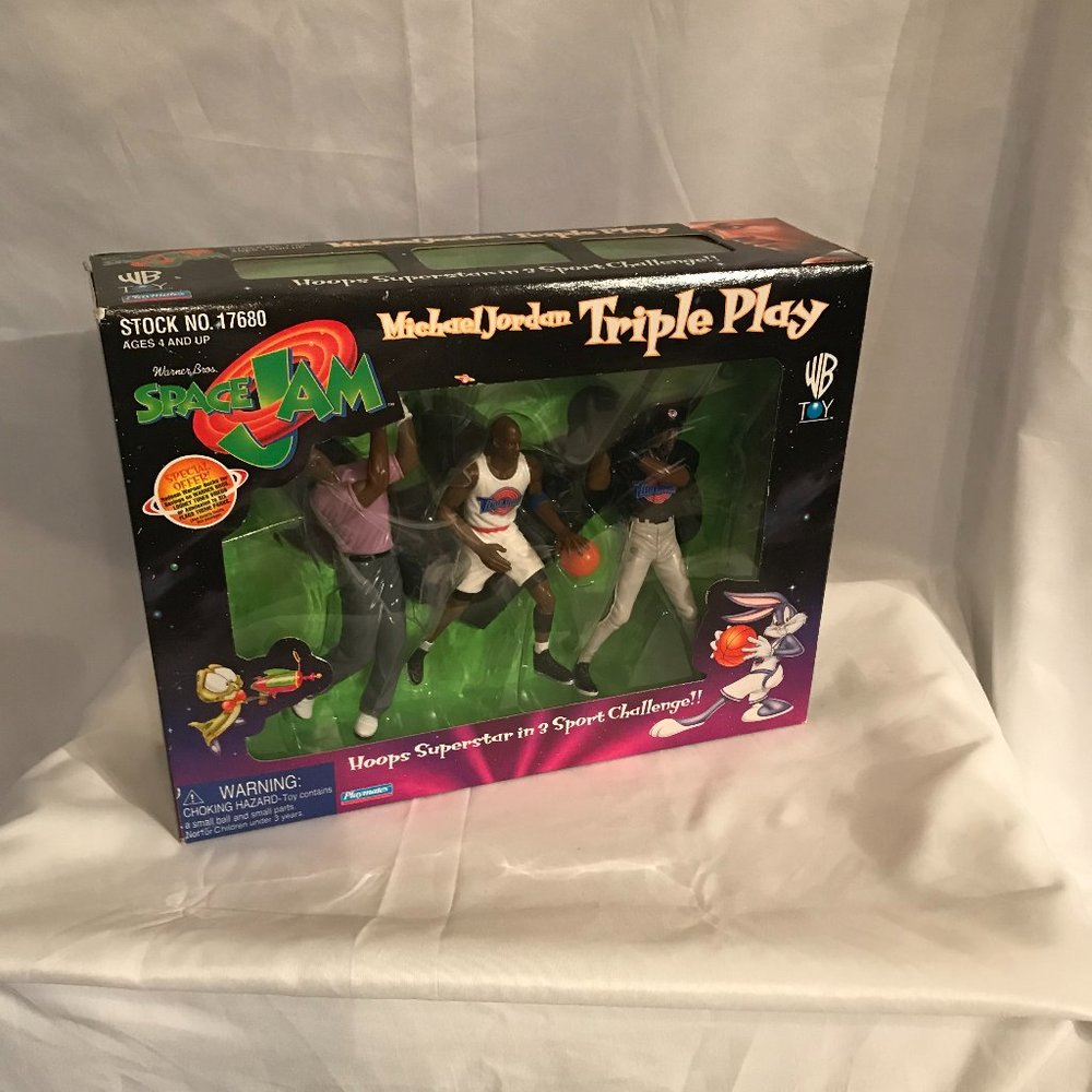 Jordan Space Jam Triple Play Super Star In 3 Sport Challenge Box Set
